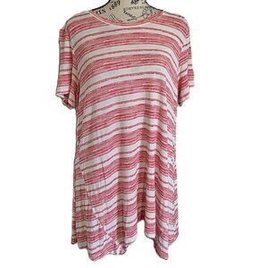 Pink and White Strip Shirt